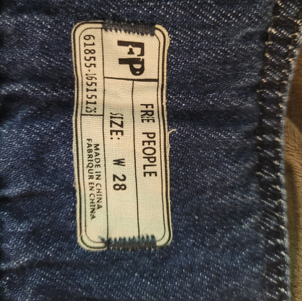 NWT Free People size 28 Maytal Blue Extra Wide  leg - Picture 5 of 7